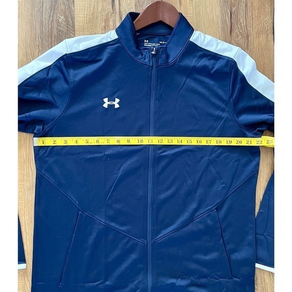 UNDER ARMOUR Men’s/Unisex loose Fit Zip-Up Sweatshirt Long Sleeve, Size: Large - Picture 3 of 11